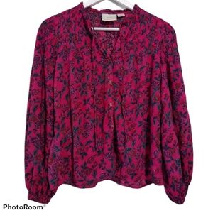Maeve By Anthropology Floral Top